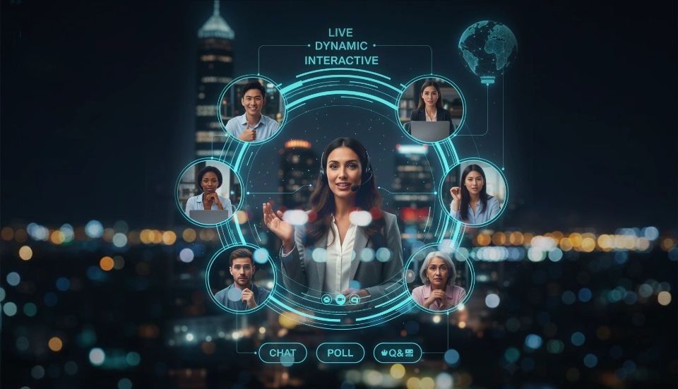 Live, Dynamic, Interactive Online Session